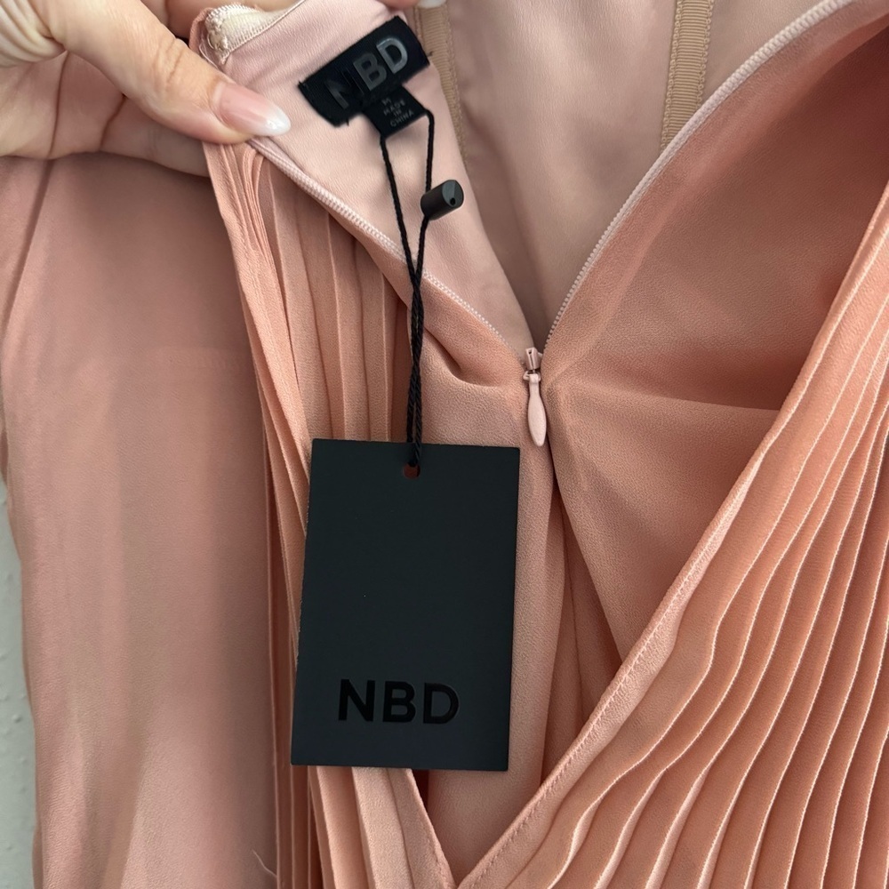 Revolve x NBD Nara Gown in Blush Pink - Picture 9 of 9
